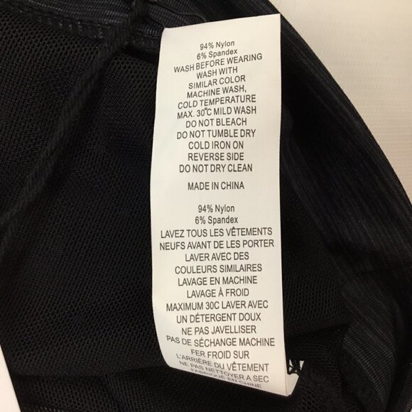 Zyia Active Luxe Mesh Crop Tank NWT Size XXL Sheer Sleeveless Black Dot Calm - Picture 9 of 9